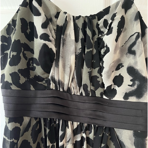 KENSIE Dress, black/grey/white animal print. - Picture 2 of 7